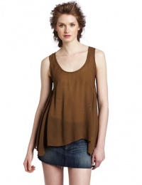 French Connection Women's Tank Army Shirt, Green, 6 French Connection Women's Tank Army Shirt, Green, 6
