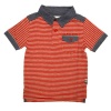 Sean John Boys 12-24 Months Stripe Polo (24M, Red)