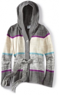 Roxy Kids Girls 7-16 One Look Hooded Sweater, Natural Sweater, Large Roxy Kids Girls 7-16 One Look Hooded Sweater, Natural Sweater, Large