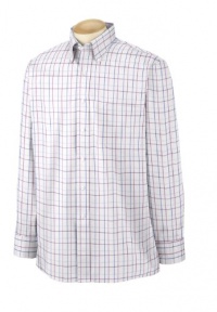 Van Heusen 56900 Mens Wri-Resistant Blended Pinpoint - Tattersall 56900 3XL Van Heusen 56900 Mens Wri-Resistant Blended Pinpoint - Tattersall 56900 3XL