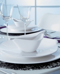 Reshape modern tables with the Flow covered sugar bowl from Villeroy & Boch. A fluid, asymmetrical design in white fine china offers unconventional elegance for every meal and occasion. Not shown. Reshape modern tables with the Flow covered sugar bowl from Villeroy & Boch. A fluid, asymmetrical design in white fine china offers unconventional elegance for every meal and occasion. Not shown.