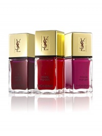 This irresistible set includes 3 of the most popular Yves Saint Laurent nail lacquers in gorgeous colors for the season. The vibrant reds will pop in the holiday celebration. Contains: La Laque No. 1 Rouge Pop Art, No. 6 Rouge Dada, No. 9 Fuschia Intemporel. 