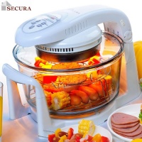 Secura Digital Halogen Infrared Turbo Convection Countertop Oven, Deluxe Package w/Extender Ring;Tong;Cook Racks 798DH Secura Digital Halogen Infrared Turbo Convection Countertop Oven, Deluxe Package w/Extender Ring;Tong;Cook Racks 798DH