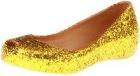 Mini Melissa Ultragirl Glitter Ballet Flat (Little Kid),Gold Glitter,2 M US Little Kid