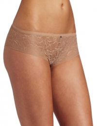 Calvin Klein Women's Naked Glamour All Lace Hipster Brief, Buff, Medium Calvin Klein Women's Naked Glamour All Lace Hipster Brief, Buff, Medium