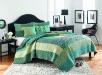 Steve Madden Reba Quilt, Twin, Green Steve Madden Reba Quilt, Twin, Green
