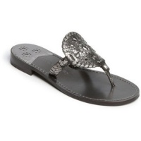 Jack Rogers Women's Georgica Thong Sandal,Pewter Snake,10 M US Jack Rogers Women's Georgica Thong Sandal,Pewter Snake,10 M US