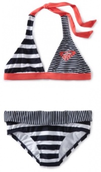 Roxy Kids Girls 7-16 Shore Halter Swimwear Set, Day Break, 10 Roxy Kids Girls 7-16 Shore Halter Swimwear Set, Day Break, 10