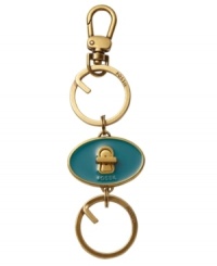 Dressed in this season's favorite hues, the Valet Turnlock keychain from Fossil is the perfect vintage-inspired design. Dressed in this season's favorite hues, the Valet Turnlock keychain from Fossil is the perfect vintage-inspired design.