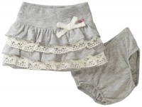 Roxy Kids Baby-girls Infant Good To Go Mini Ruffle Tiered Skirt, Pewter, 24 Months Roxy Kids Baby-girls Infant Good To Go Mini Ruffle Tiered Skirt, Pewter, 24 Months