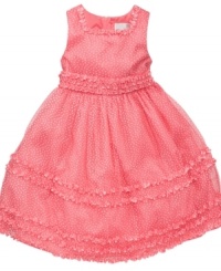 Fancy frills will delight her in this ruffly polka dot dress from Rare Editions. (Clearance) Fancy frills will delight her in this ruffly polka dot dress from Rare Editions. (Clearance)