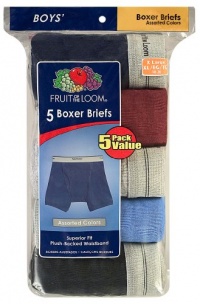 Fruit of the Loom Boys 8-20 Assorted Boxer Brief 5-Pack