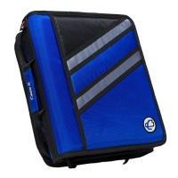 Case-it Z-Binder Two-in-One 1.5-Inch D-Ring Zipper Binder, Blue, Z-175-BLU Case-it Z-Binder Two-in-One 1.5-Inch D-Ring Zipper Binder, Blue, Z-175-BLU