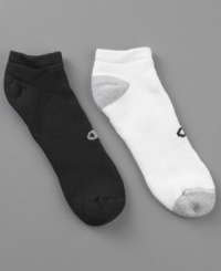 Dry goods. With moisture-wicking technology, these Champion socks keep you cool and comfortable all day long.