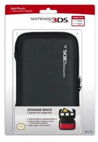 HORI Nintendo 3DS XL Hard Pouch - Black HORI Nintendo 3DS XL Hard Pouch - Black