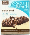 South Beach Diet Fiber Granola Bar, Dark Chocolate, 12 Count