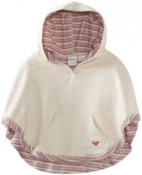 Roxy Kids Girls 2-6X Wish Bone Zip Front Hoodie Poncho, Metro Oatmeal, Small/Medium Roxy Kids Girls 2-6X Wish Bone Zip Front Hoodie Poncho, Metro Oatmeal, Small/Medium