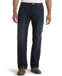 Don't get cooped up in a pair of skinny jeans. These relaxed fit denim from Levi's are weekend ready. Don't get cooped up in a pair of skinny jeans. These relaxed fit denim from Levi's are weekend ready.