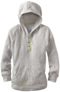 Calvin Klein Boys 8-20 Thermal Pullover Hoodie, Iron Grey, Large Calvin Klein Boys 8-20 Thermal Pullover Hoodie, Iron Grey, Large