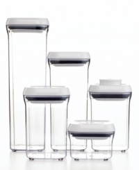 For snacks that are sure to last, these innovative pop container are the perfect storage solution. Simply press a button on the lid to activate an airtight seal that protects the food within, keeping it fresh and tasting great. Satisfaction guaranteed. For snacks that are sure to last, these innovative pop container are the perfect storage solution. Simply press a button on the lid to activate an airtight seal that protects the food within, keeping it fresh and tasting great. Satisfaction guaranteed.