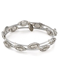 Seasonal Whispers' bracelet trio is effortlessly on-trend. Accented by Swarovski crystal studded stations, this set will lend just-right sparkle to your bracelet stack. Seasonal Whispers' bracelet trio is effortlessly on-trend. Accented by Swarovski crystal studded stations, this set will lend just-right sparkle to your bracelet stack.