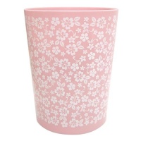 Allure Home Creations Lizzie Printed Plastic Wastebasket Allure Home Creations Lizzie Printed Plastic Wastebasket