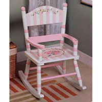 Teamson Kids Bouquet Rocking Chair with Standing Mirror Teamson Kids Bouquet Rocking Chair with Standing Mirror