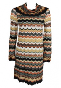 M Missoni womens stripe lurex open back cowl neck dress M Missoni womens stripe lurex open back cowl neck dress