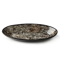 Used in an artistic way, inlaid eggshells make up a unique design. Lacquered to a high shine, the exotic result adds style and drama to settings. Used in an artistic way, inlaid eggshells make up a unique design. Lacquered to a high shine, the exotic result adds style and drama to settings.