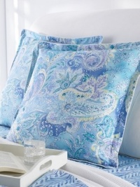 Lauren By Ralph Lauren Bedding Jamaica Blue Paisley Euro Sham Lauren By Ralph Lauren Bedding Jamaica Blue Paisley Euro Sham