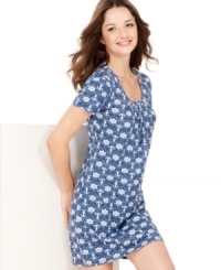 Sail away into sleep in this high-seas inspired sleepshirt by Nautica. An effortlessly adorable way look cute while keeping comfortable. Sail away into sleep in this high-seas inspired sleepshirt by Nautica. An effortlessly adorable way look cute while keeping comfortable.