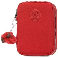 Kipling 100 Pens Pencil Case - Red Kipling 100 Pens Pencil Case - Red