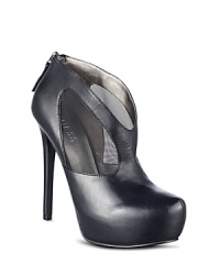 Anchor your outfit with sky-high platform booties from GUESS. A slim stiletto heel and subtle mesh cutouts make them perfect for a glamorous girls' night out. Anchor your outfit with sky-high platform booties from GUESS. A slim stiletto heel and subtle mesh cutouts make them perfect for a glamorous girls' night out.