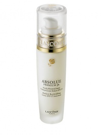 Repair. Intense Moisture. Clarity. Lancome Laboratories sets the new standard in skincare to fight visible effects of age and hormonal changes. Absolute Premium Bx SPF 15 Lotion revolutionizes skin replenishment by combining two advanced discoveries in one lightweight lotion. Repair. Intense Moisture. Clarity. Lancome Laboratories sets the new standard in skincare to fight visible effects of age and hormonal changes. Absolute Premium Bx SPF 15 Lotion revolutionizes skin replenishment by combining two advanced discoveries in one lightweight lotion.