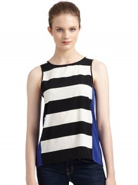 THE LOOKScoopneckStriped center panelColorblock design at side and backSleevelessCurved hemTHE FITAbout 24 from shoulder to hemTHE MATERIALPolyesterCARE & ORIGINDry cleanImportedModel shown is 5'11 (180cm) wearing US size Small.This item was originally available for purchase at Saks Fifth Avenue OFF 5TH stores. THE LOOKScoopneckStriped center panelColorblock design at side and backSleevelessCurved hemTHE FITAbout 24 from shoulder to hemTHE MATERIALPolyesterCARE & ORIGINDry cleanImportedModel shown is 5'11 (180cm) wearing US size Small.This item was originally available for purchase at Saks Fifth Avenue OFF 5TH stores.