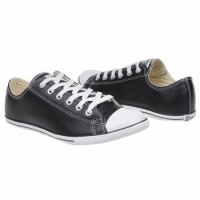 Converse Chuck Taylor All Star Lo Top Slim Black Leather men's 4.5/ women's 6.5 Converse Chuck Taylor All Star Lo Top Slim Black Leather men's 4.5/ women's 6.5