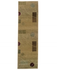 Talking geometry. This contemporary look composed of 36 colors ranging from rich sage to deep, dark burgundy with a neutral base adding intrigue to any room. The Generations Collection is cross-woven in stain-resistant polypropylene for long wearing quality. Talking geometry. This contemporary look composed of 36 colors ranging from rich sage to deep, dark burgundy with a neutral base adding intrigue to any room. The Generations Collection is cross-woven in stain-resistant polypropylene for long wearing quality.
