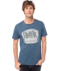 Be a part of the stylish crew with this graphic t-shirt from Buffalo David Bitton. Be a part of the stylish crew with this graphic t-shirt from Buffalo David Bitton.