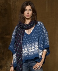 Crafted in a hardy Fair Isle–knit pattern, Denim & Supply Ralph Lauren's effortlessly chic silhouette is a go-to staple for edgy style and classic comfort. Crafted in a hardy Fair Isle–knit pattern, Denim & Supply Ralph Lauren's effortlessly chic silhouette is a go-to staple for edgy style and classic comfort.