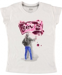 Levi's Spraypaint Chic T-Shirt (Sizes 7 - 16) - white, 8 - 10 Levi's Spraypaint Chic T-Shirt (Sizes 7 - 16) - white, 8 - 10