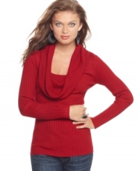 A cold-weather staple, this It's Our Time sweater is the perfect basic for a warm winter look! A cold-weather staple, this It's Our Time sweater is the perfect basic for a warm winter look!