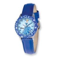 Disney Princess Kids Cinderella Blue Leather Band Time Teacher Watch Disney Princess Kids Cinderella Blue Leather Band Time Teacher Watch
