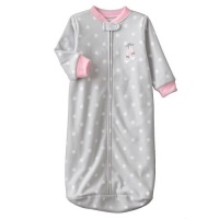 Carter's Baby Girls Long Sleeve Comfy Fleece Polka Dot Ballet Slippers Snuggle-me Sleep Bag or Sleep Sack (Size 0-9 Months) Carter's Baby Girls Long Sleeve Comfy Fleece Polka Dot Ballet Slippers Snuggle-me Sleep Bag or Sleep Sack (Size 0-9 Months)