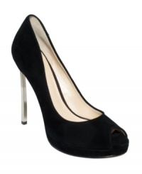A sexy metal heel makes the Nine West Itgirl platforms some of the trendiest pumps you'll own. A sexy metal heel makes the Nine West Itgirl platforms some of the trendiest pumps you'll own.