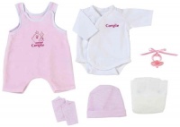 Corolle Fashions 14-Inch Pink Layette Set Corolle Fashions 14-Inch Pink Layette Set