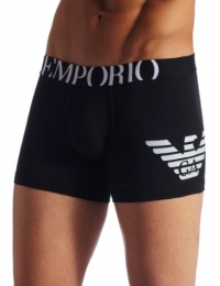 Emporio Armani Men's Eagle Boxer Brief, Black, Medium Emporio Armani Men's Eagle Boxer Brief, Black, Medium