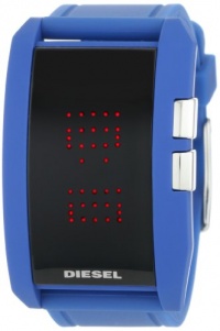 Diesel Men's DZ7166 Blue Color Domination LED Digital Black Dial Watch Diesel Men's DZ7166 Blue Color Domination LED Digital Black Dial Watch