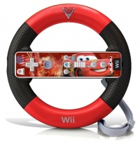 Wii Cars 2 Racing Wheel - Lightning McQueen Wii Cars 2 Racing Wheel - Lightning McQueen