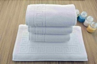Luxury Hotel / Spa Collection - 4 piece Terry Bath Rug Set (Authentic Greek Key Design), 100% Genuine Turkish Cotton Luxury Hotel / Spa Collection - 4 piece Terry Bath Rug Set (Authentic Greek Key Design), 100% Genuine Turkish Cotton