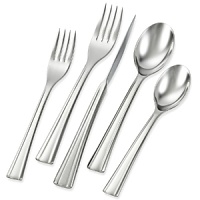 Exquisitely florid contours give the Zwilling J.A. Henckels Autobahn 43-piece flatware set a contemporary look that elevates the chic on your dining table. Exquisitely florid contours give the Zwilling J.A. Henckels Autobahn 43-piece flatware set a contemporary look that elevates the chic on your dining table.